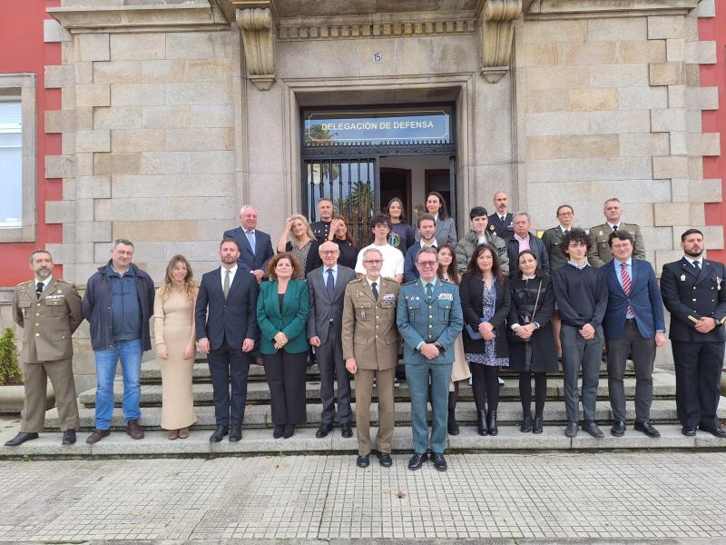 María Rivas asistiu aos actos do Día da Delegación de Defensa en Galicia con motivo do 27 aniversario da súa creación