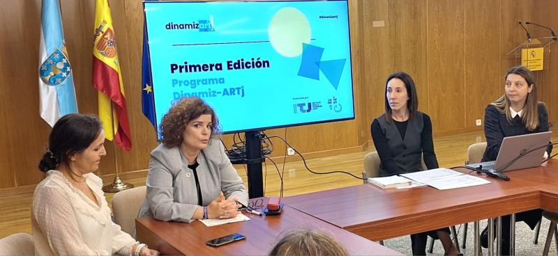 María Rivas anima a artistas e concellos de transición xusta da provincia a sumarse a *Dinamiz-*ARTj que “brinda novas oportunidades e formas de difusión da cultura local”