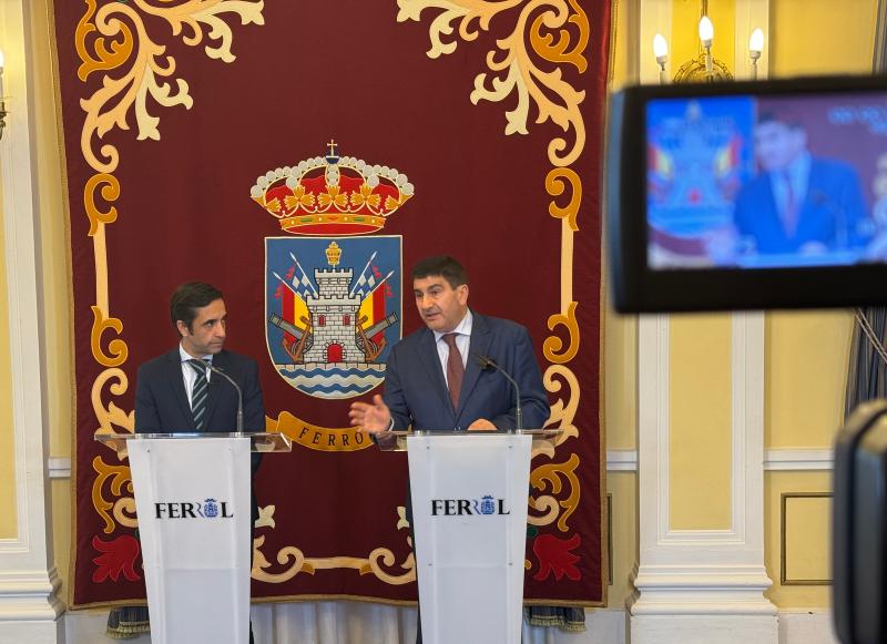 Pedro Blanco reivindica que el Gobierno de Pedro Sánchez está "devolviendo la sonrisa a Ferrol” con inversiones que suman 5.000 M€ y apuntalan un futuro próspero para esta ciudad 